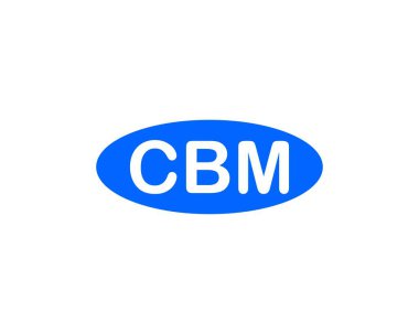 CBM logo tasarım vektör şablonu. CBM