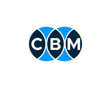 CBM logo tasarım vektör şablonu. CBM