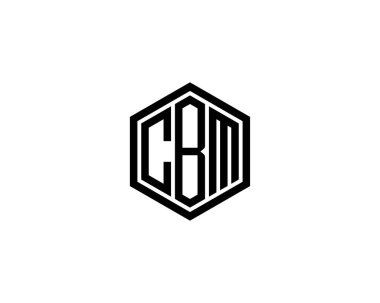 CBM logo tasarım vektör şablonu. CBM