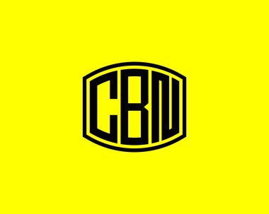 CBN logo tasarım vektör şablonu. CBN