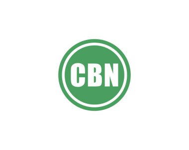 CBN logo tasarım vektör şablonu. CBN