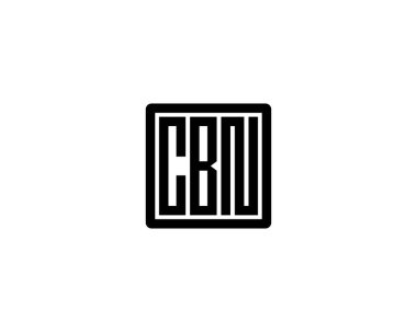 CBN logo tasarım vektör şablonu. CBN
