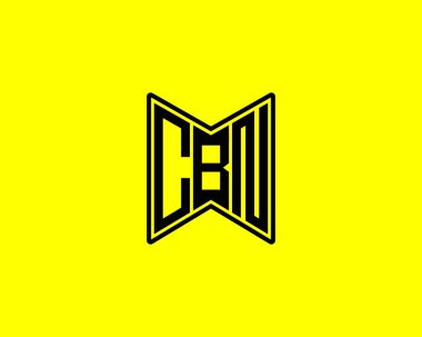 CBN logo tasarım vektör şablonu. CBN