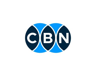 CBN logo tasarım vektör şablonu. CBN