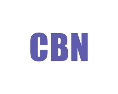 CBN logo tasarım vektör şablonu. CBN