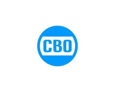 CBO logo tasarım vektör şablonu. CBO
