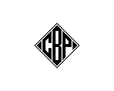 CBP logo tasarım vektör şablonu. CBP