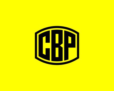 CBP logo tasarım vektör şablonu. CBP