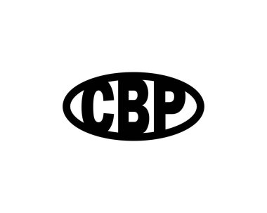 CBP logo tasarım vektör şablonu. CBP