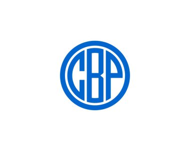 CBP logo tasarım vektör şablonu. CBP