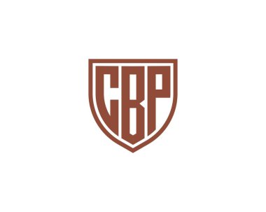 CBP logo tasarım vektör şablonu. CBP