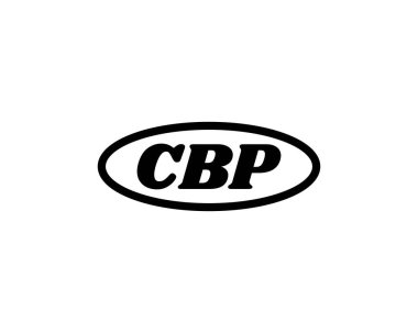 CBP logo tasarım vektör şablonu. CBP