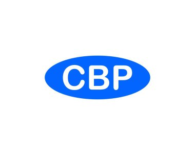 CBP logo tasarım vektör şablonu. CBP