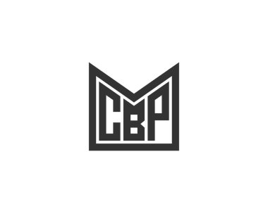 CBP logo tasarım vektör şablonu. CBP