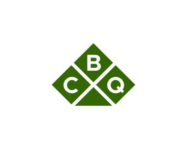 CBQ logo tasarım vektör şablonu. CBQ
