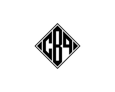 CBQ logo tasarım vektör şablonu. CBQ