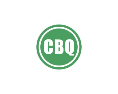 CBQ logo tasarım vektör şablonu. CBQ