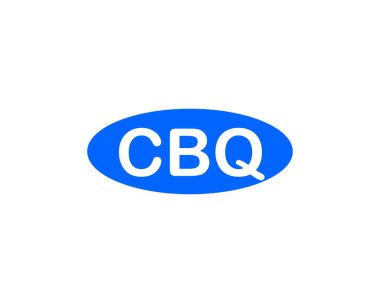 CBQ logo tasarım vektör şablonu. CBQ