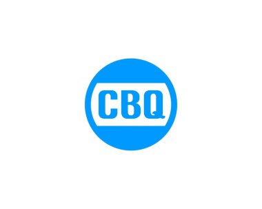 CBQ logo tasarım vektör şablonu. CBQ