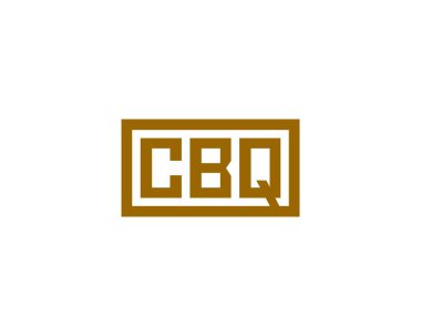 CBQ logo tasarım vektör şablonu. CBQ