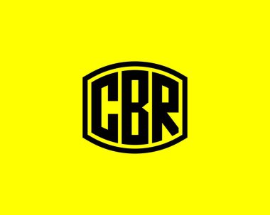 CBR logo tasarım vektör şablonu. CBR