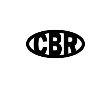 CBR logo tasarım vektör şablonu. CBR