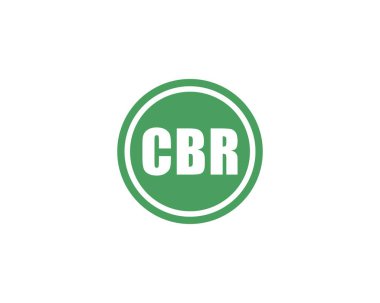 CBR logo tasarım vektör şablonu. CBR