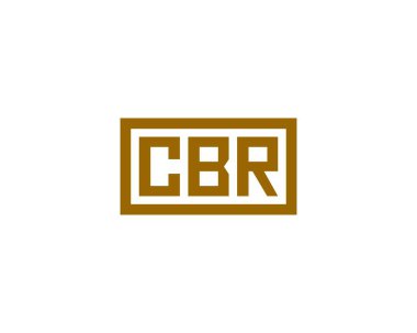 CBR logo tasarım vektör şablonu. CBR