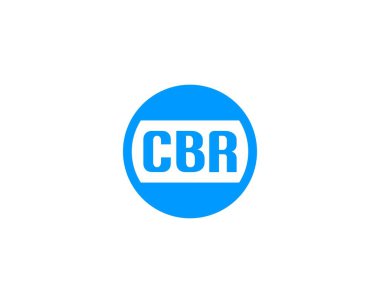CBR logo tasarım vektör şablonu. CBR