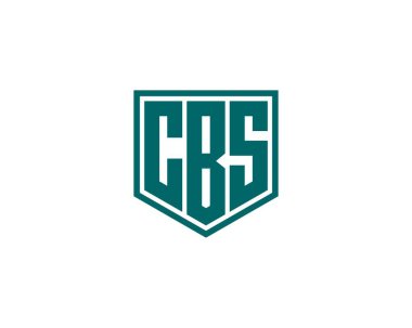 CBS logo tasarım vektör şablonu. CBS