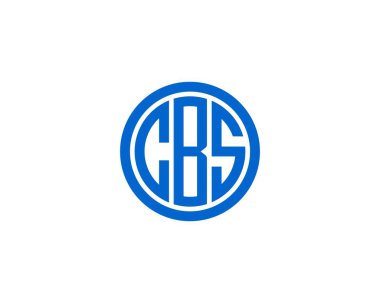 CBS logo tasarım vektör şablonu. CBS