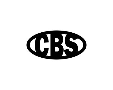 CBS logo tasarım vektör şablonu. CBS