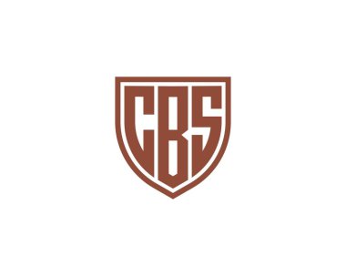 CBS logo tasarım vektör şablonu. CBS