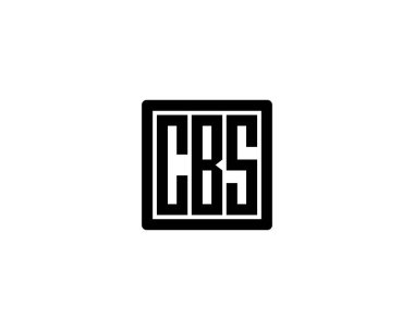 CBS logo tasarım vektör şablonu. CBS