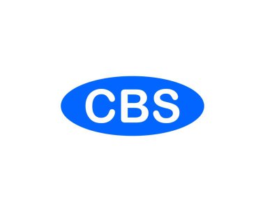 CBS logo tasarım vektör şablonu. CBS