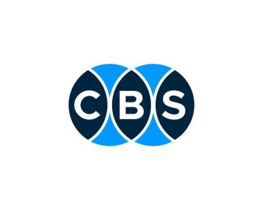 CBS logo tasarım vektör şablonu. CBS