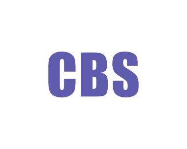 CBS logo tasarım vektör şablonu. CBS