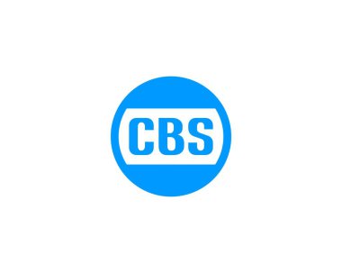 CBS logo tasarım vektör şablonu. CBS