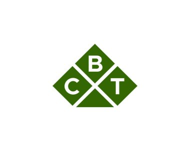 CBT logo tasarım vektör şablonu. CBT