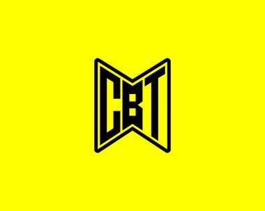 CBT logo tasarım vektör şablonu. CBT