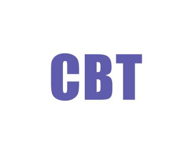CBT logo tasarım vektör şablonu. CBT
