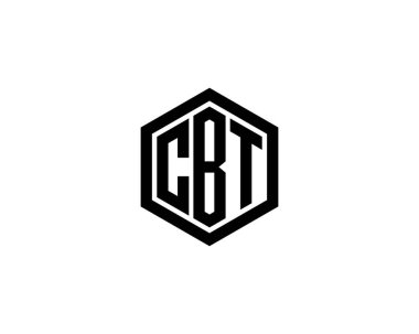 CBT logo tasarım vektör şablonu. CBT