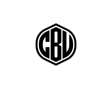 CBU logo tasarım vektör şablonu. CBU