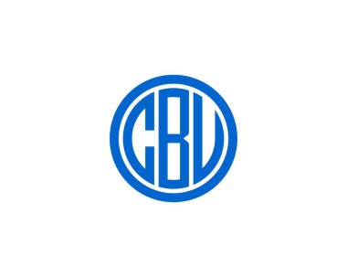 CBU logo tasarım vektör şablonu. CBU