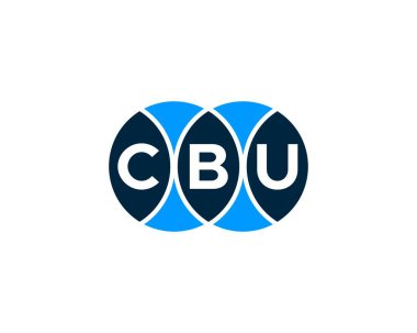 CBU logo tasarım vektör şablonu. CBU