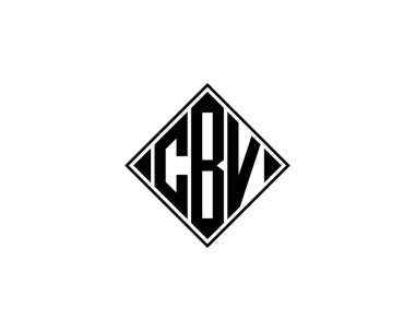 CBV logo tasarım vektör şablonu. CBV