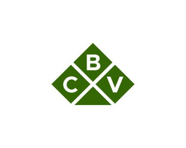 CBV logo tasarım vektör şablonu. CBV