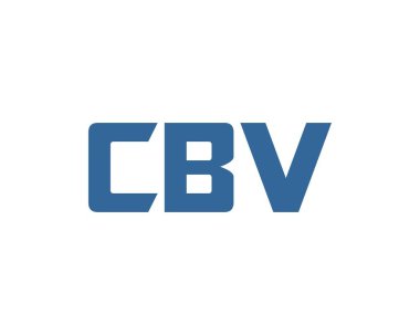 CBV logo tasarım vektör şablonu. CBV