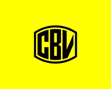 CBV logo tasarım vektör şablonu. CBV