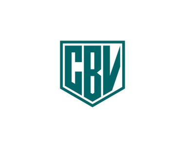 CBV logo tasarım vektör şablonu. CBV